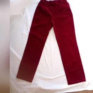 JONES SPORTS Burgundy Corduroy Pants